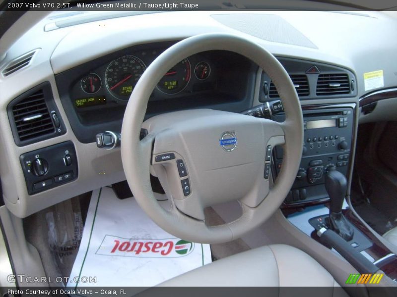 Willow Green Metallic / Taupe/Light Taupe 2007 Volvo V70 2.5T