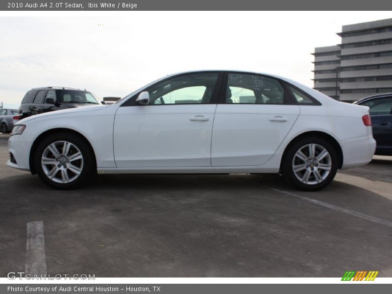 Ibis White / Beige 2010 Audi A4 2.0T Sedan