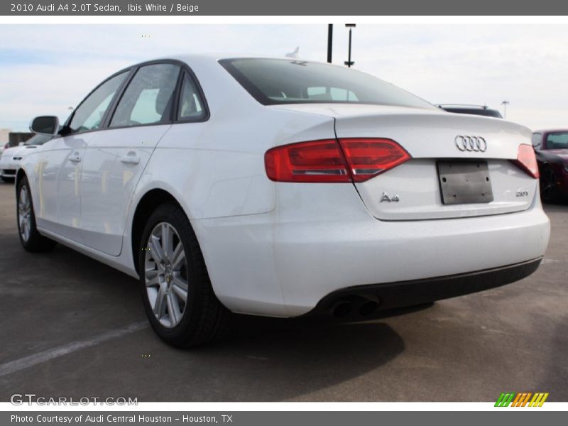 Ibis White / Beige 2010 Audi A4 2.0T Sedan