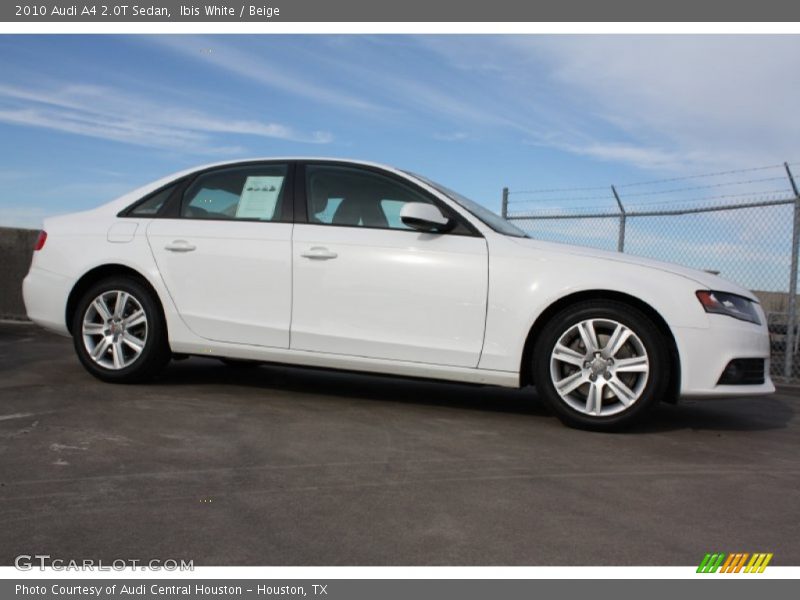 Ibis White / Beige 2010 Audi A4 2.0T Sedan