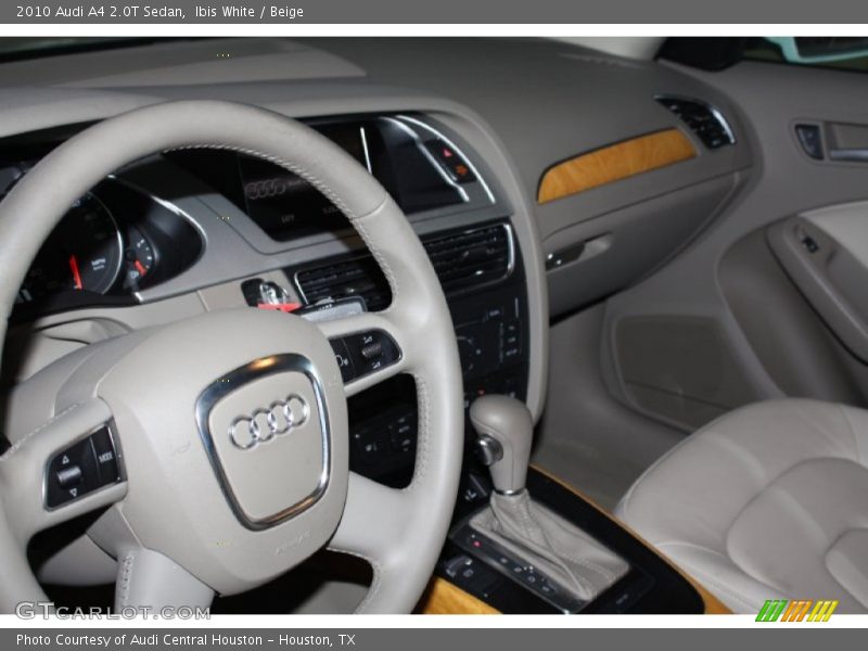 Ibis White / Beige 2010 Audi A4 2.0T Sedan