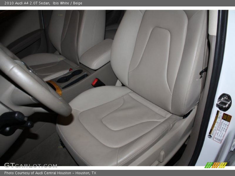 Ibis White / Beige 2010 Audi A4 2.0T Sedan