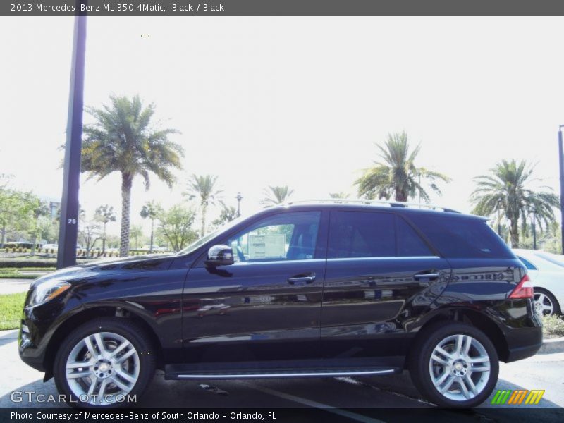 Black / Black 2013 Mercedes-Benz ML 350 4Matic