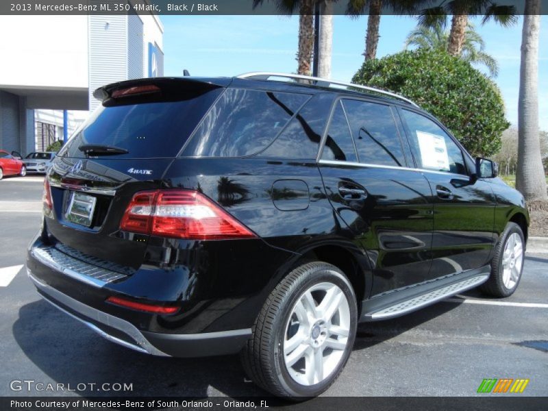Black / Black 2013 Mercedes-Benz ML 350 4Matic