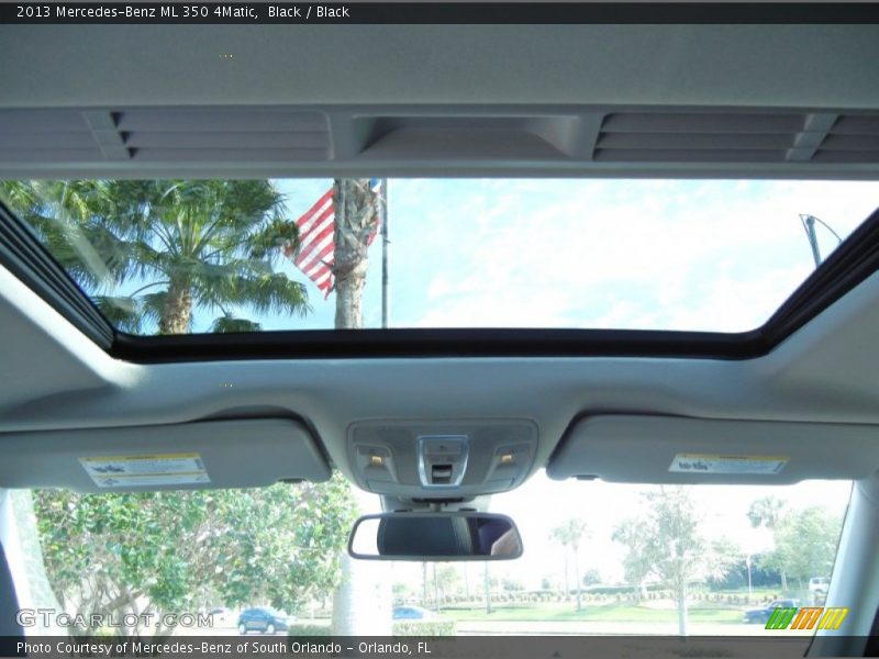 Black / Black 2013 Mercedes-Benz ML 350 4Matic