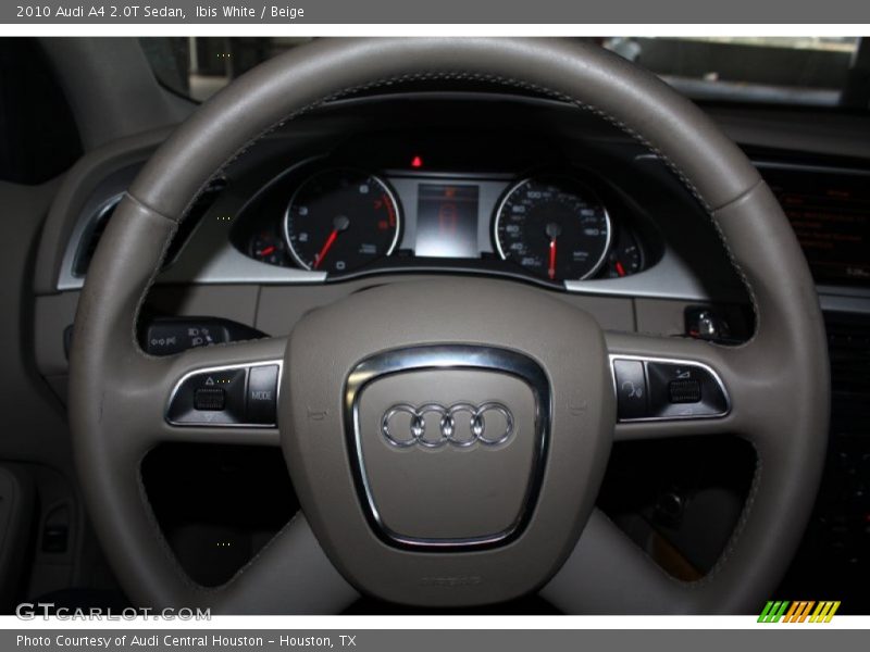 Ibis White / Beige 2010 Audi A4 2.0T Sedan