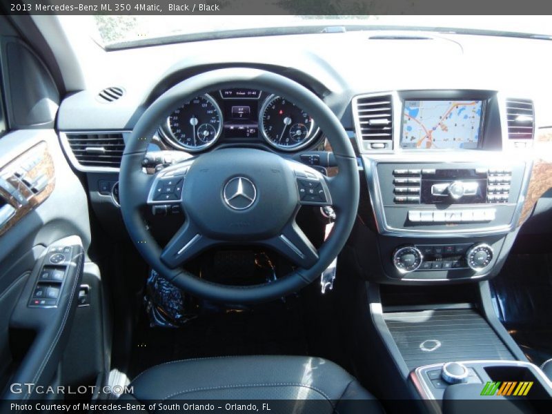 Black / Black 2013 Mercedes-Benz ML 350 4Matic