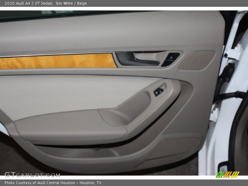 Ibis White / Beige 2010 Audi A4 2.0T Sedan