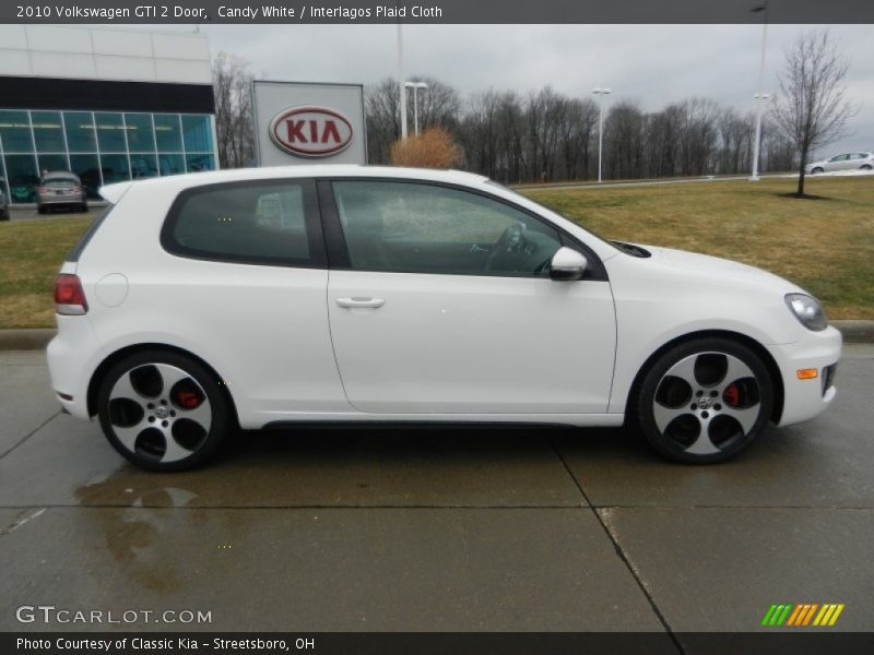 Candy White / Interlagos Plaid Cloth 2010 Volkswagen GTI 2 Door