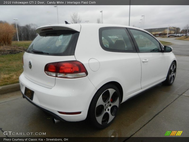 Candy White / Interlagos Plaid Cloth 2010 Volkswagen GTI 2 Door