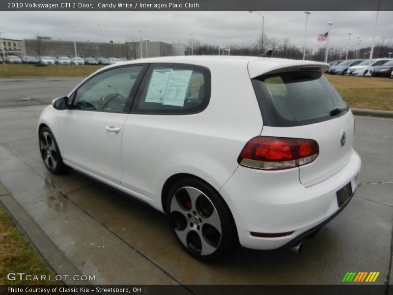 Candy White / Interlagos Plaid Cloth 2010 Volkswagen GTI 2 Door