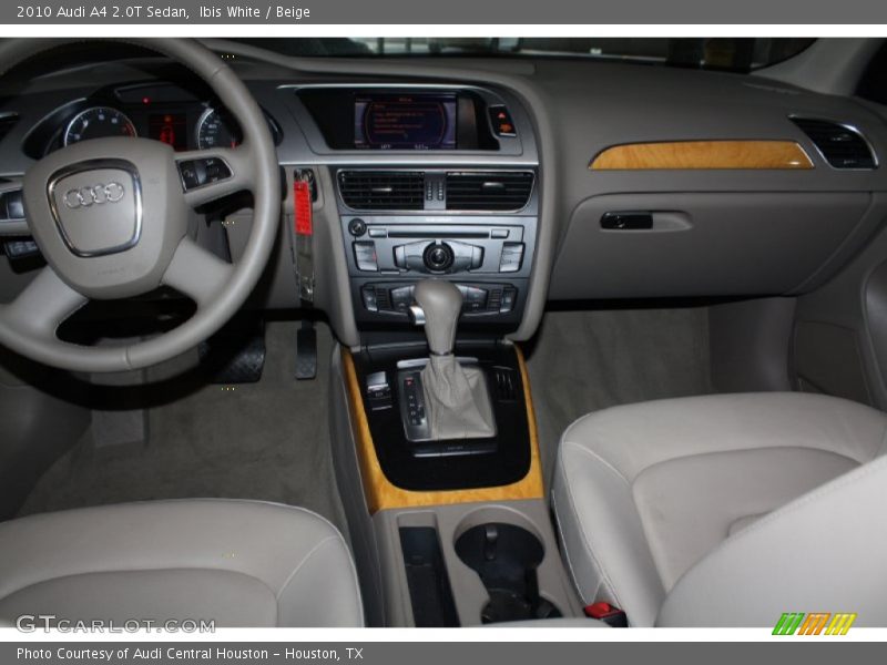 Ibis White / Beige 2010 Audi A4 2.0T Sedan