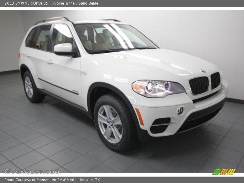 Alpine White / Sand Beige 2013 BMW X5 xDrive 35i