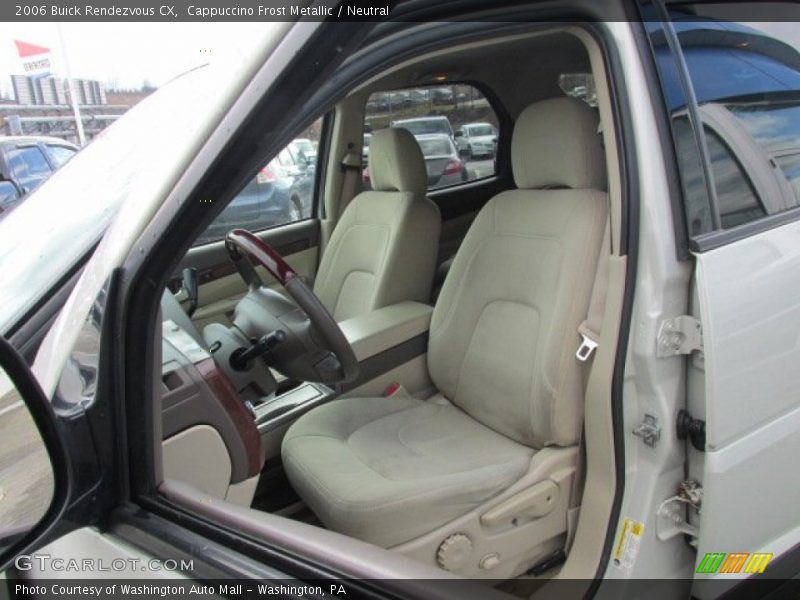 Front Seat of 2006 Rendezvous CX