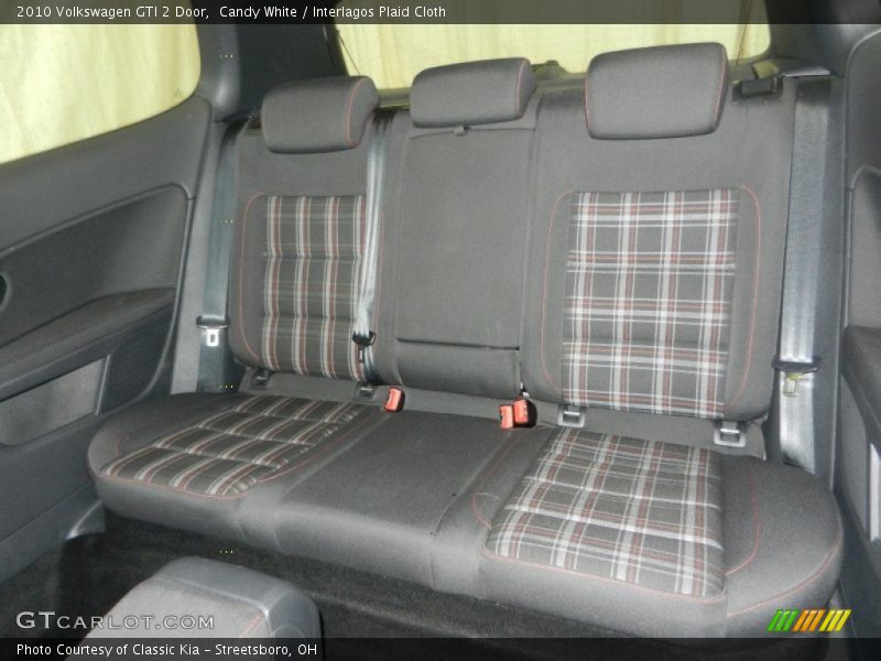 Rear Seat of 2010 GTI 2 Door