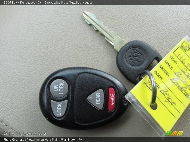 Keys of 2006 Rendezvous CX