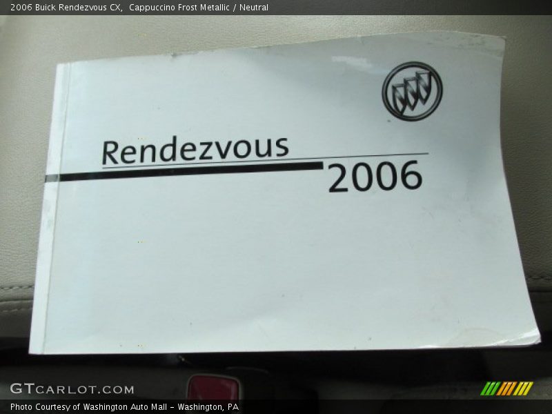 Books/Manuals of 2006 Rendezvous CX