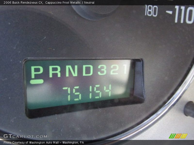 Cappuccino Frost Metallic / Neutral 2006 Buick Rendezvous CX