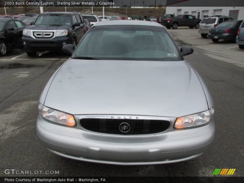 Sterling Silver Metallic / Graphite 2003 Buick Century Custom
