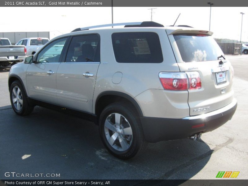 Gold Mist Metallic / Cashmere 2011 GMC Acadia SLT