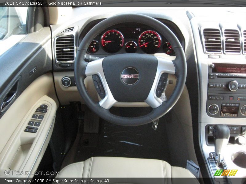 Gold Mist Metallic / Cashmere 2011 GMC Acadia SLT
