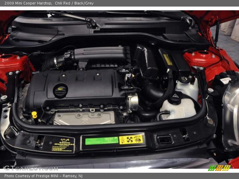 Chili Red / Black/Grey 2009 Mini Cooper Hardtop
