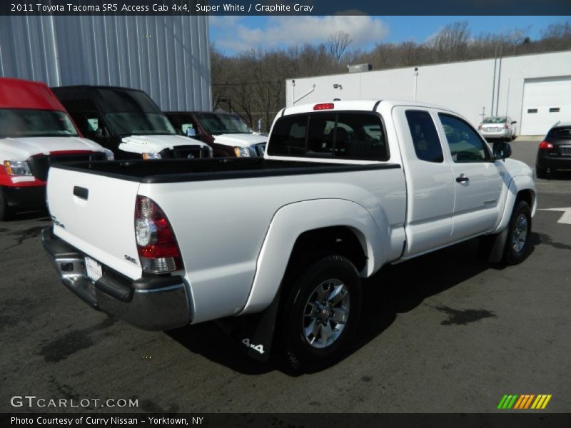 Super White / Graphite Gray 2011 Toyota Tacoma SR5 Access Cab 4x4