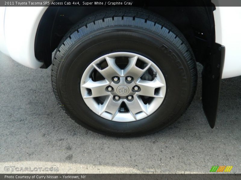 Super White / Graphite Gray 2011 Toyota Tacoma SR5 Access Cab 4x4