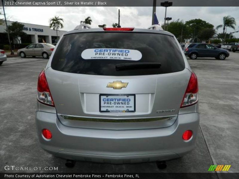Silver Ice Metallic / Black 2012 Chevrolet Captiva Sport LT