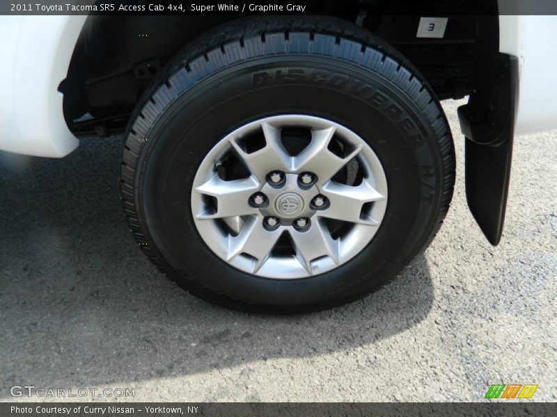 Super White / Graphite Gray 2011 Toyota Tacoma SR5 Access Cab 4x4