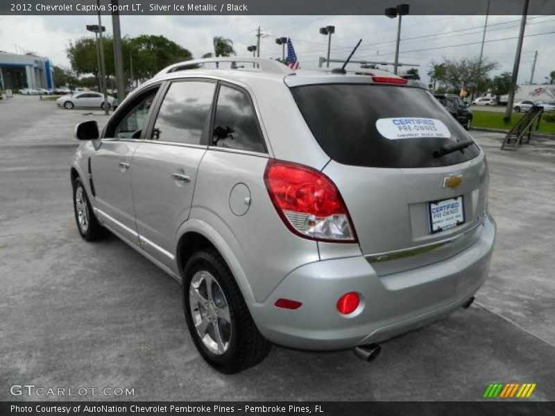 Silver Ice Metallic / Black 2012 Chevrolet Captiva Sport LT