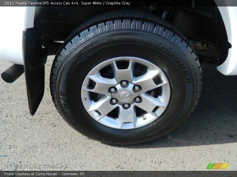 Super White / Graphite Gray 2011 Toyota Tacoma SR5 Access Cab 4x4