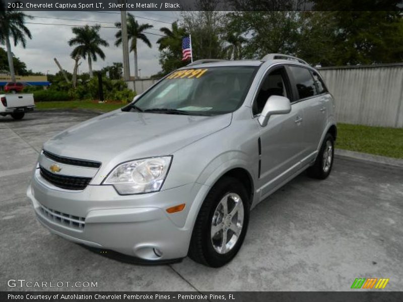 Silver Ice Metallic / Black 2012 Chevrolet Captiva Sport LT