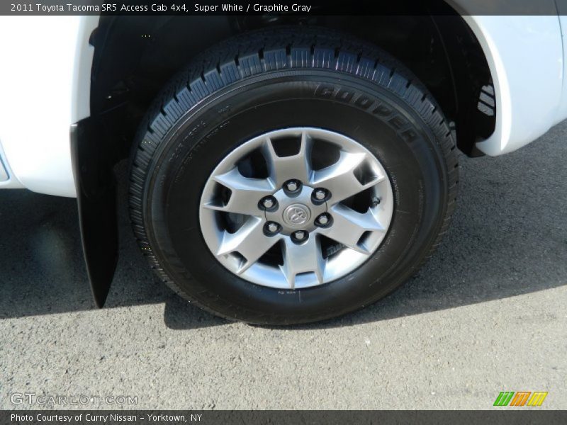 Super White / Graphite Gray 2011 Toyota Tacoma SR5 Access Cab 4x4