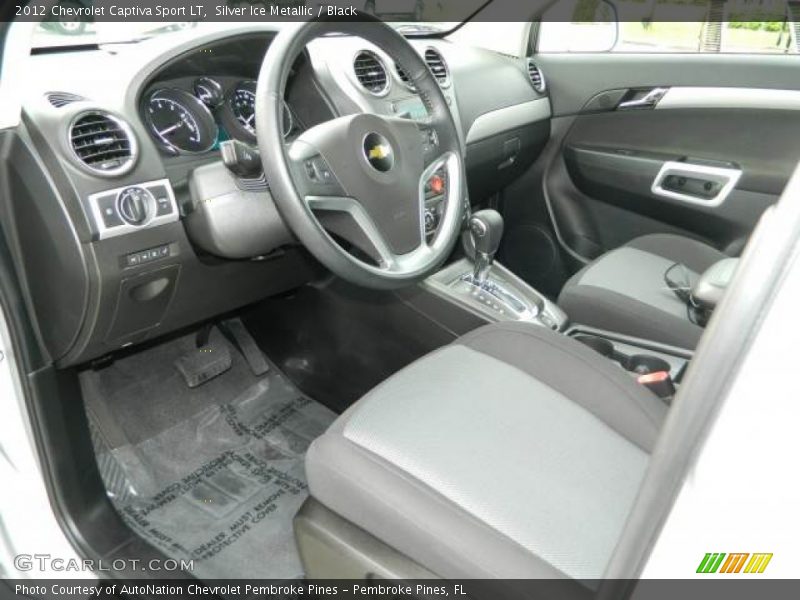 Silver Ice Metallic / Black 2012 Chevrolet Captiva Sport LT