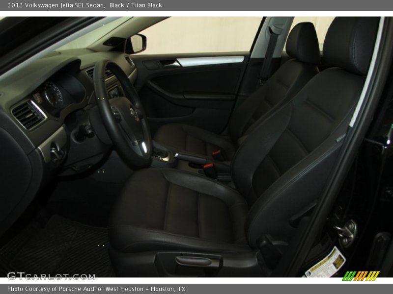 Black / Titan Black 2012 Volkswagen Jetta SEL Sedan