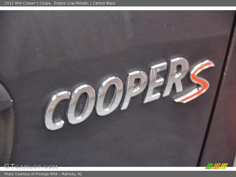 Eclipse Gray Metallic / Carbon Black 2012 Mini Cooper S Coupe
