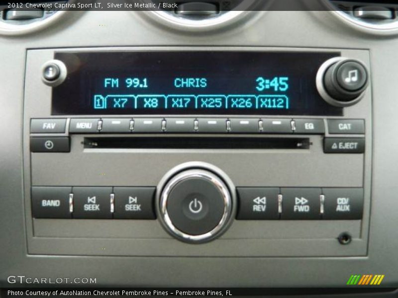 Silver Ice Metallic / Black 2012 Chevrolet Captiva Sport LT