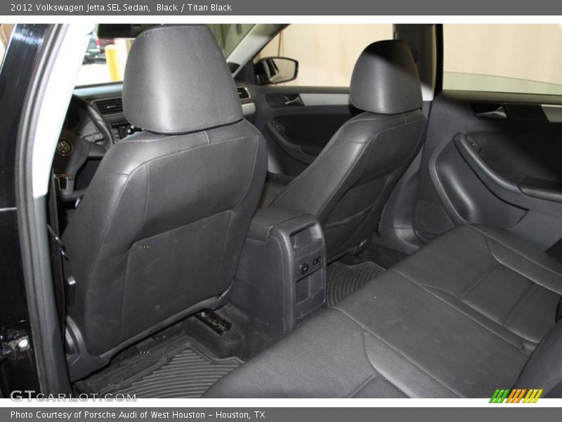 Rear Seat of 2012 Jetta SEL Sedan