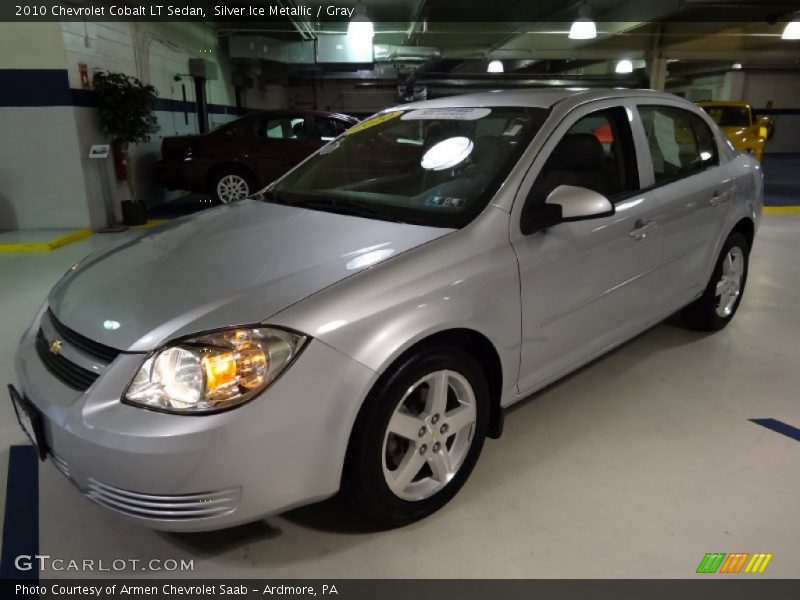 Silver Ice Metallic / Gray 2010 Chevrolet Cobalt LT Sedan