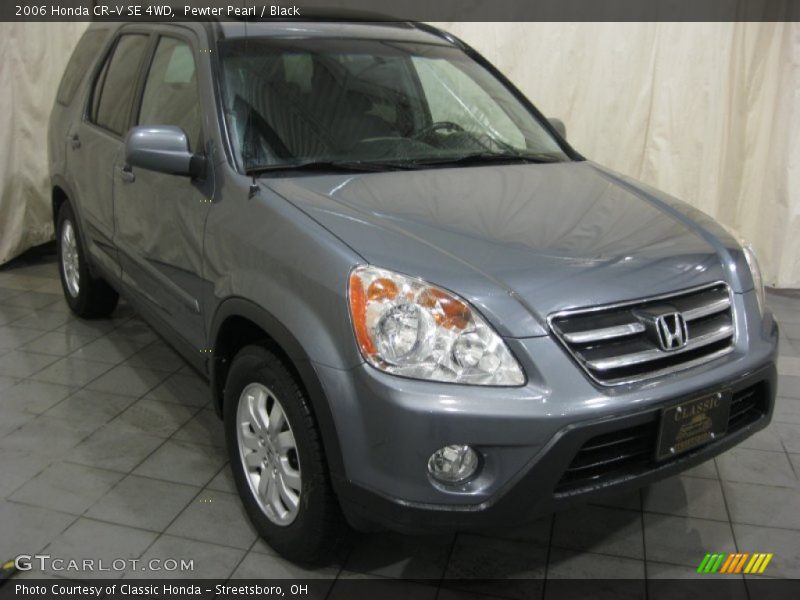 Pewter Pearl / Black 2006 Honda CR-V SE 4WD