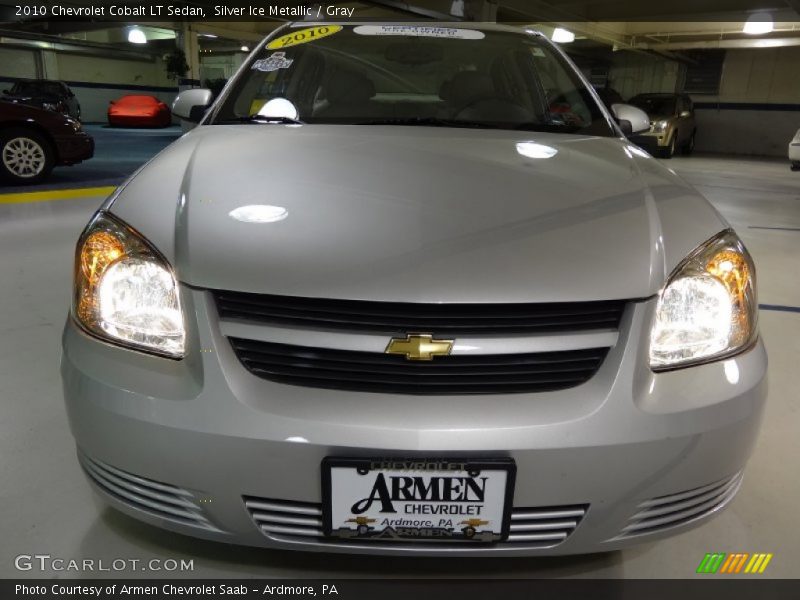 Silver Ice Metallic / Gray 2010 Chevrolet Cobalt LT Sedan