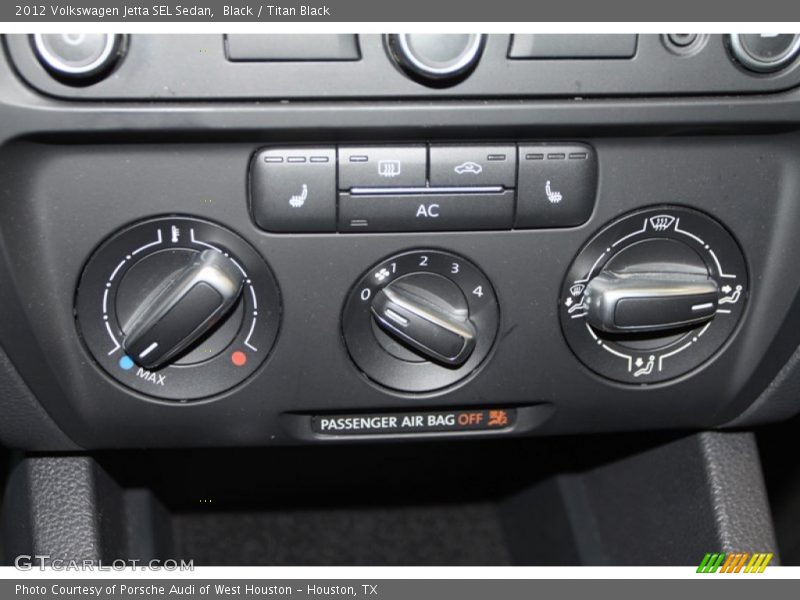 Controls of 2012 Jetta SEL Sedan