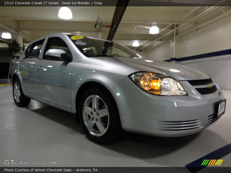Silver Ice Metallic / Gray 2010 Chevrolet Cobalt LT Sedan