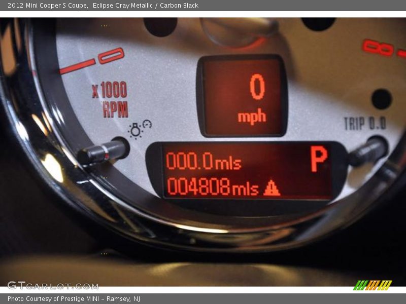Eclipse Gray Metallic / Carbon Black 2012 Mini Cooper S Coupe