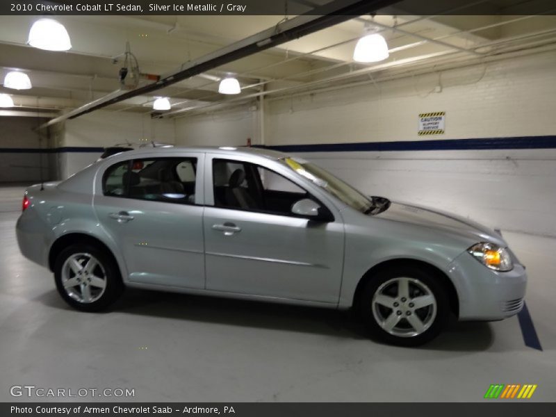 Silver Ice Metallic / Gray 2010 Chevrolet Cobalt LT Sedan
