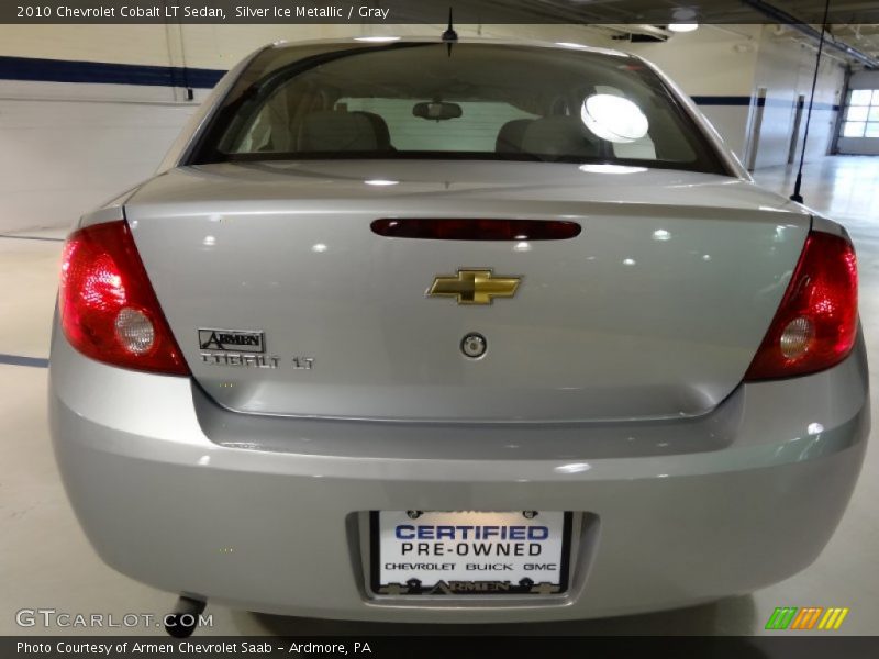 Silver Ice Metallic / Gray 2010 Chevrolet Cobalt LT Sedan