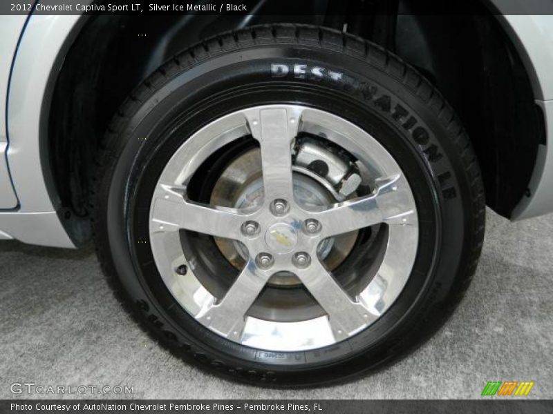 Silver Ice Metallic / Black 2012 Chevrolet Captiva Sport LT