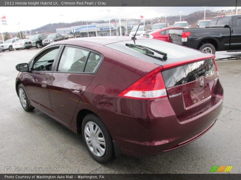 Crimson Red Pearl / Gray 2011 Honda Insight Hybrid LX