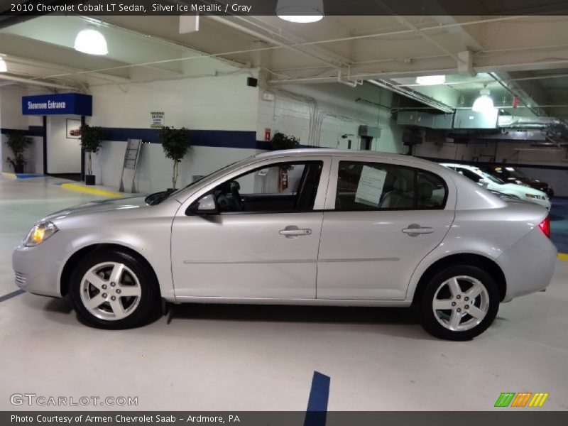 Silver Ice Metallic / Gray 2010 Chevrolet Cobalt LT Sedan